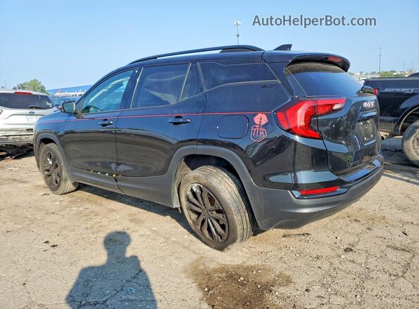 3GKALPEV4ML360538 2021 GMC TERRAIN Black Задня ліва чверть