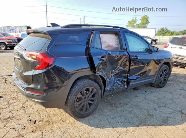 3GKALPEV4ML360538 2021 GMC TERRAIN Black Задня права чверть