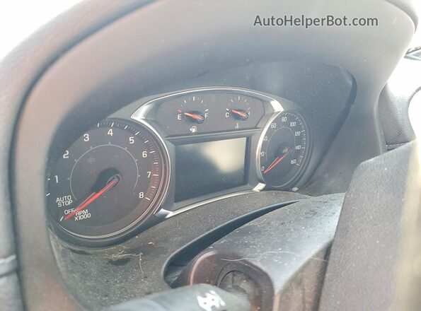 3GKALPEV7NL314090 2022 GMC TERRAIN White Вид щитка приладів