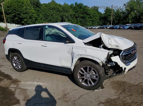 3GKALPEV7NL314090 2022 GMC TERRAIN White Передня права чверть