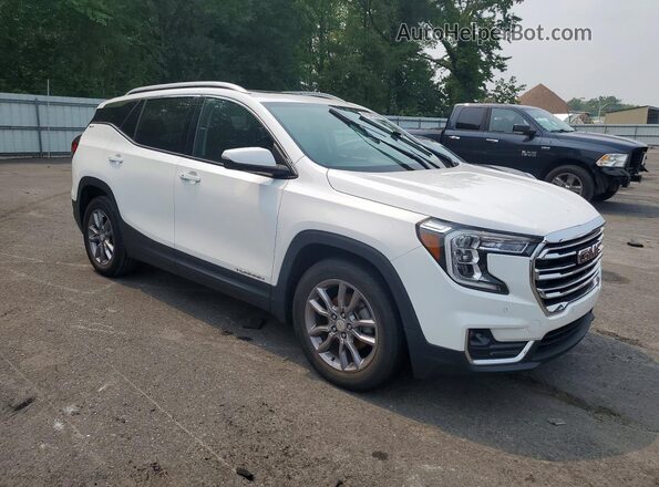 3GKALPEV8NL284176 2022 GMC TERRAIN White Передня права чверть
