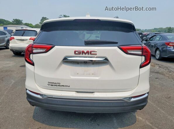 3GKALPEV8NL284176 2022 GMC TERRAIN White Вид ззаду