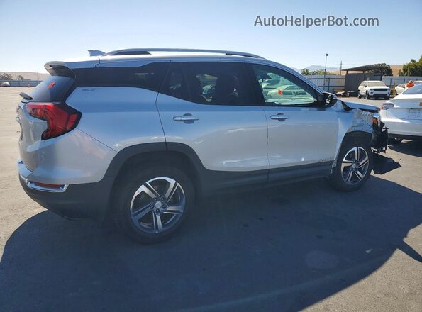 3GKALPEV9KL218716 2019 GMC TERRAIN Silver Tył prawy