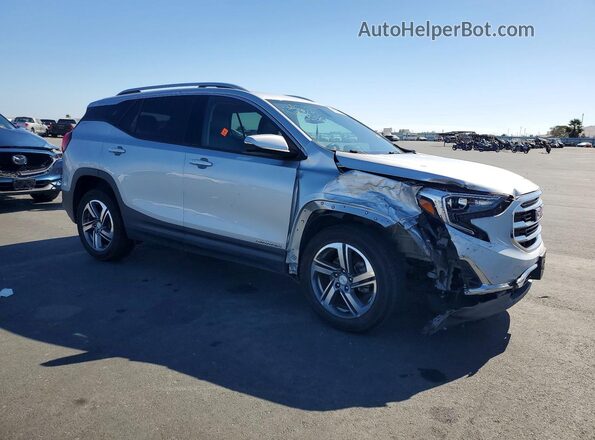 3GKALPEV9KL218716 2019 GMC TERRAIN Silver Przód prawy