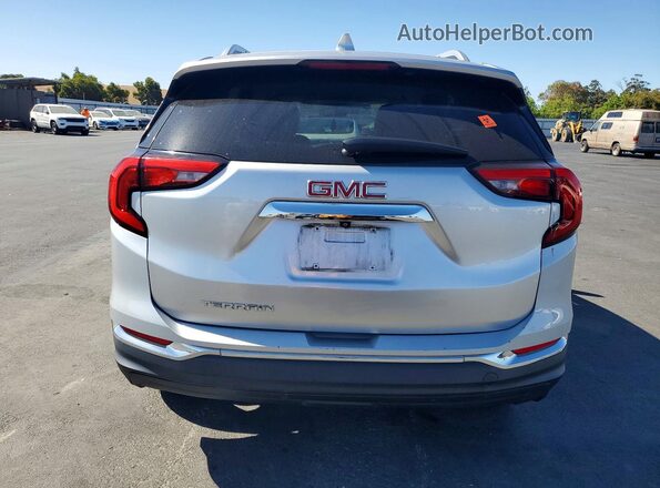 3GKALPEV9KL218716 2019 GMC TERRAIN Silver Widok z tyłu