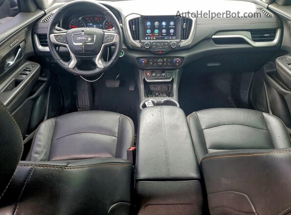 3GKALPEX0JL192975 2018 GMC TERRAIN Charcoal Вид панелі приладів