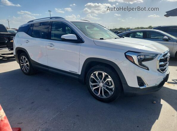 3GKALPEX2LL236168 2020 GMC TERRAIN Белый Передняя правая четверть