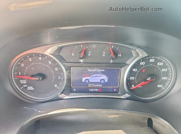 3GKALPEX2LL236168 2020 GMC TERRAIN Белый Вид щитка приборов