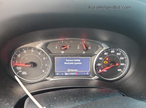3GKALPEX5KL170018 2019 GMC TERRAIN Burgundy Instrument cluster view