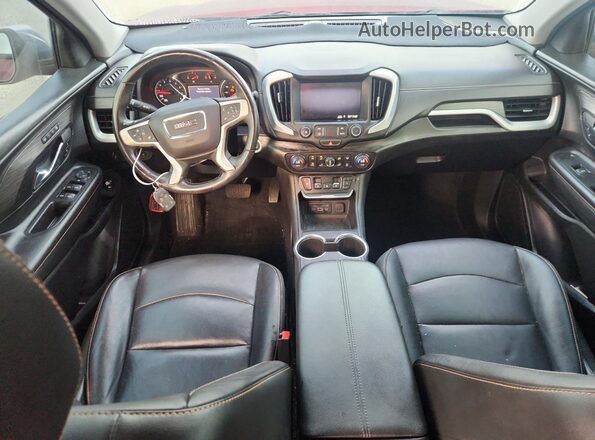 3GKALPEX5KL170018 2019 GMC TERRAIN Burgundy Dashboard view