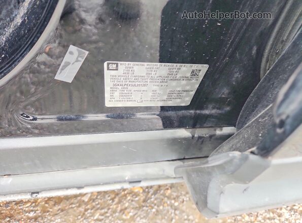 3GKALPEX9JL201267 2018 GMC TERRAIN Black Vista de la etiqueta del VIN