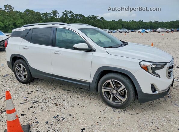 3GKALREU3JL158045 2018 GMC TERRAIN White Передня права чверть