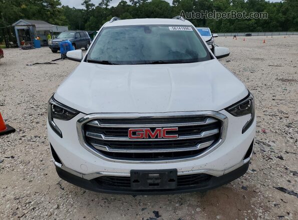 3GKALREU3JL158045 2018 GMC TERRAIN White Вид спереду