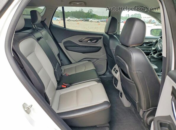 3GKALREU3JL158045 2018 GMC TERRAIN White Вид задньої частини салону