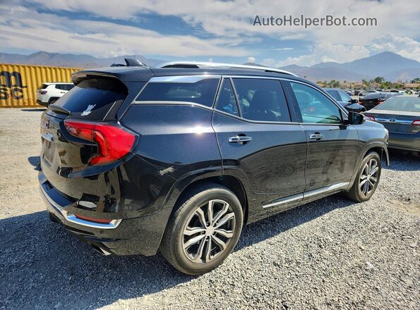 3GKALSEX4JL357526 2018 GMC TERRAIN Black Trasero derecho