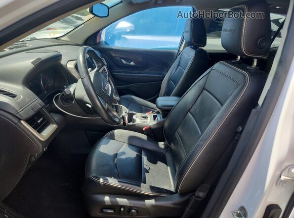 3GKALSEX5JL278530 2018 GMC TERRAIN White წინა სალონის ხედი