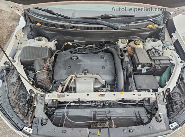 3GKALSEX5JL278530 2018 GMC TERRAIN White ძრავის განყოფილების ხედი