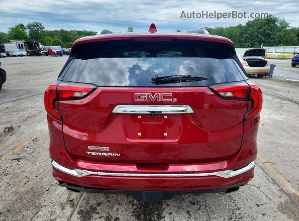 3GKALSEX9LL134837 2020 GMC TERRAIN Red Вид ззаду