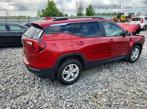 3GKALTEG2RL392079 2024 GMC TERRAIN Красный Задняя правая четверть