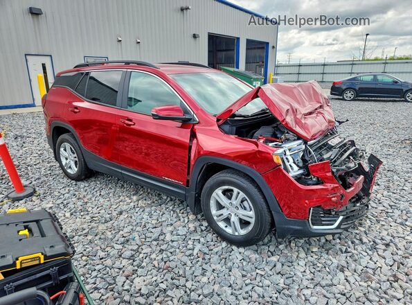 3GKALTEG2RL392079 2024 GMC TERRAIN Красный Передняя правая четверть