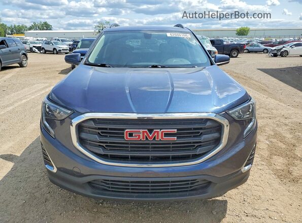 3GKALTEV0JL384372 2018 GMC TERRAIN Blue Vista frontal