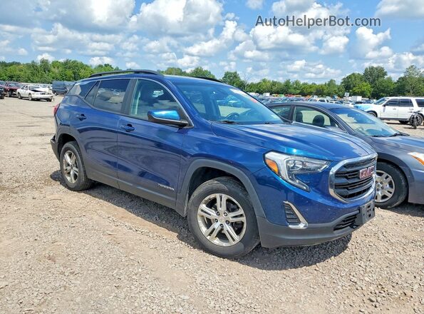 3GKALTEV1ML301505 2021 GMC TERRAIN Blue Передня права чверть