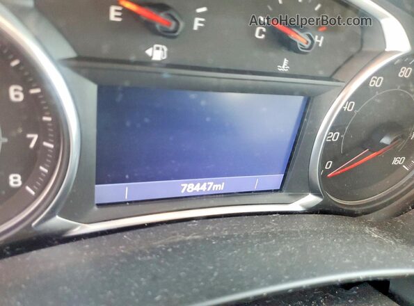 3GKALTEV1ML301505 2021 GMC TERRAIN Blue Вид щитка приладів