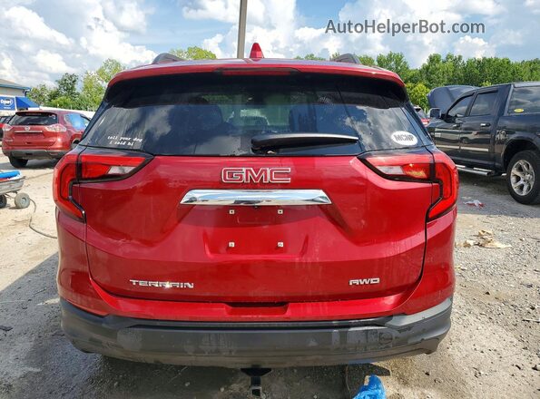 3GKALTEV1ML332950 2021 GMC TERRAIN Red Widok z tyłu