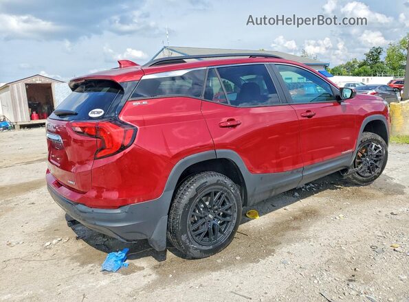 3GKALTEV1ML332950 2021 GMC TERRAIN Red Tył prawy