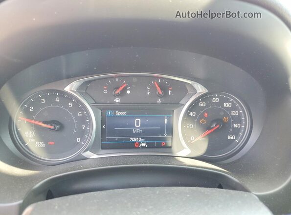 3GKALTEV1ML332950 2021 GMC TERRAIN Red Widok zestawu wskaźników