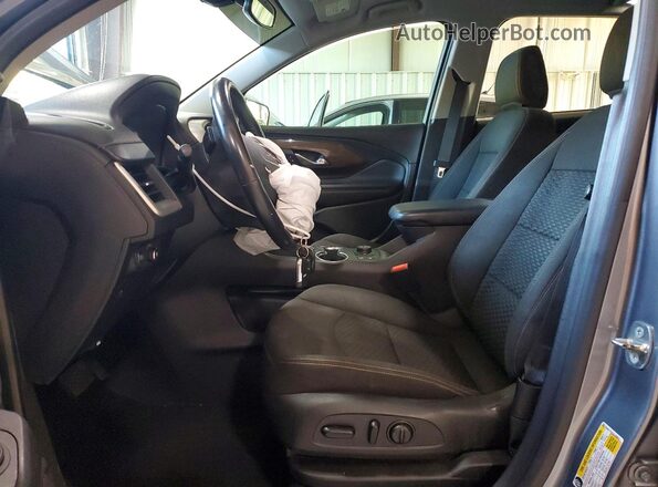 3GKALTEV2JL193875 2018 GMC TERRAIN Gray წინა სალონის ხედი