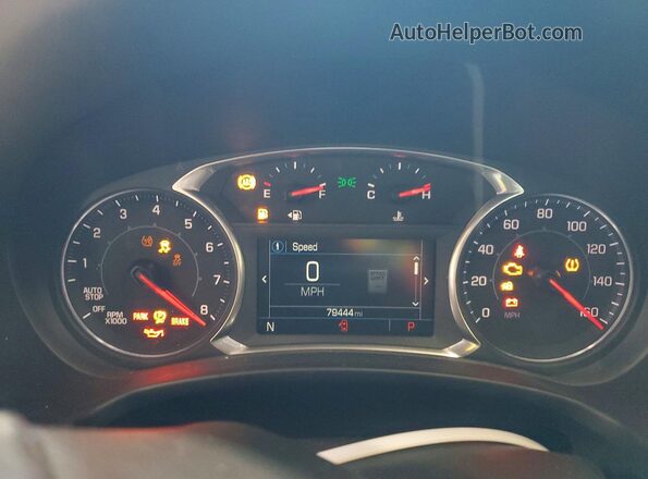 3GKALTEV2JL193875 2018 GMC TERRAIN Gray ხელსაწყოთა პანელის ხედი