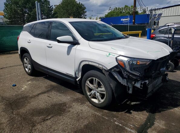 3GKALTEV2LL169031 2020 GMC TERRAIN White Передня права чверть