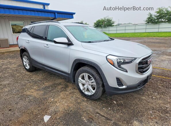 3GKALTEV4LL154983 2020 GMC TERRAIN Silver Delantero derecho