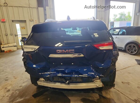3GKALTEV4NL287519 2022 GMC TERRAIN Blue უკანა ხედი