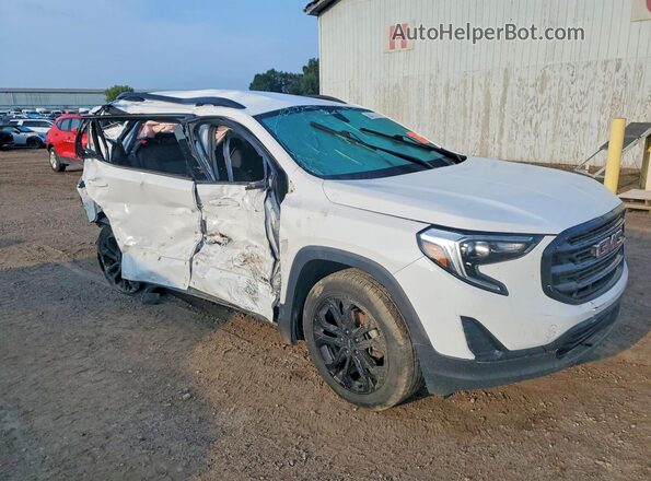 3GKALTEV7KL229657 2019 GMC TERRAIN White Delantero derecho