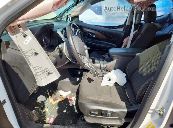 3GKALTEV7KL229657 2019 GMC TERRAIN White Vista interior delantera