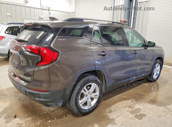 3GKALTEV7KL400620 2019 GMC TERRAIN Brown Задня права чверть