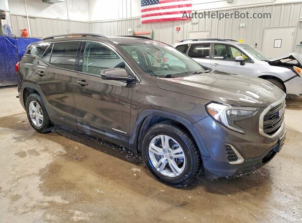 3GKALTEV7KL400620 2019 GMC TERRAIN Brown Передня права чверть