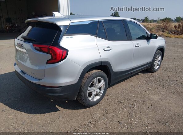 3GKALTEV8KL365683 2019 GMC TERRAIN Silver Trasero derecho