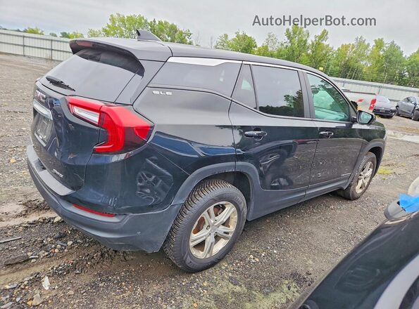 3GKALTEV8NL176567 2022 GMC TERRAIN Черный Задняя правая четверть