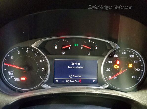 3GKALTEV9KL142018 2019 GMC TERRAIN Silver Вид щитка приладів
