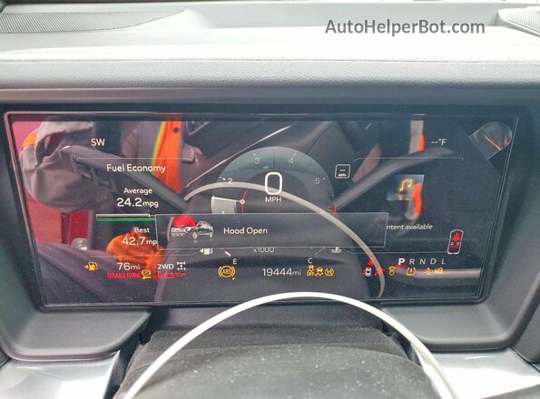 3GKALUEG9SL239761 2025 GMC TERRAIN Красный Вид щитка приборов