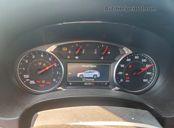 3GKALVEG1RL220587 2024 GMC TERRAIN Red Widok zestawu wskaźników
