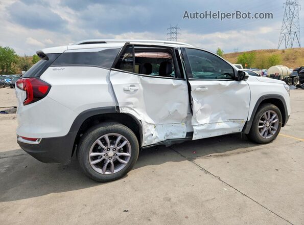 3GKALVEG6PL125777 2023 GMC TERRAIN Белый Задняя правая четверть
