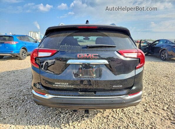 3GKALVEV0NL109599 2022 GMC TERRAIN Черный Вид сзади