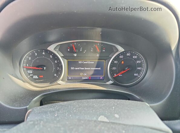 3GKALVEV0NL109599 2022 GMC TERRAIN Черный Вид щитка приборов