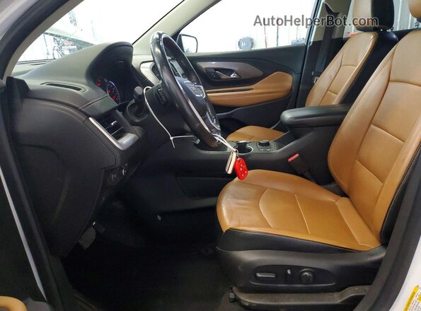 3GKALVEV3JL369473 2018 GMC TERRAIN White წინა სალონის ხედი