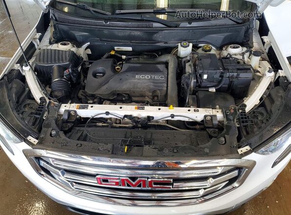 3GKALVEV3JL369473 2018 GMC TERRAIN White ძრავის განყოფილების ხედი