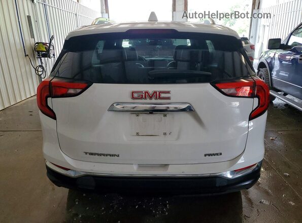 3GKALVEV3JL369473 2018 GMC TERRAIN White უკანა ხედი